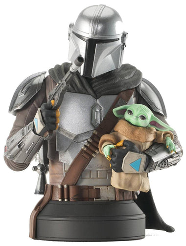 SW THE MANDALORIAN WITH GROGU 1/6 SCALE PX BUST