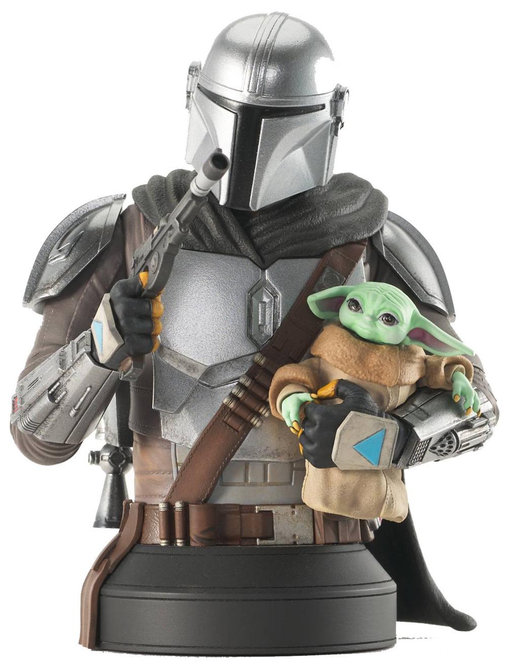 SW THE MANDALORIAN WITH GROGU 1/6 SCALE PX BUST