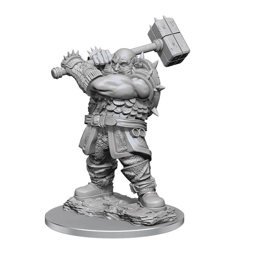 D&D NOLZURS UNPAINTED MINI ENLARGED DUERGAR