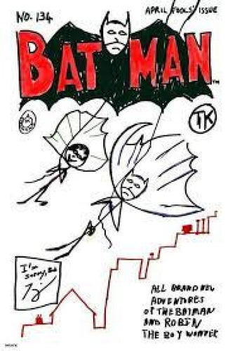 BATMAN #134 CVR F TOM KING APRIL FOOLS CARD STOCK VAR