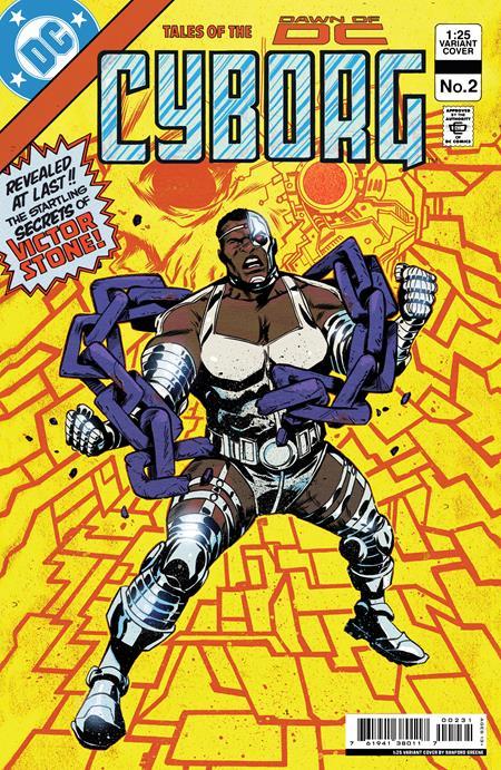 CYBORG #2 CVR C INC 1:25 SANFORD GREENE CARD STOCK VAR