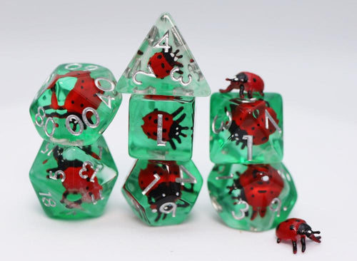 FOAM BRAIN LUCKY LADYBIRD RPG DICE SET