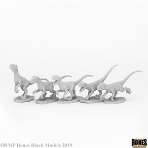 REAPER BONES BLACK 44081 MINI - RAPTOR HUNTING PACK 5