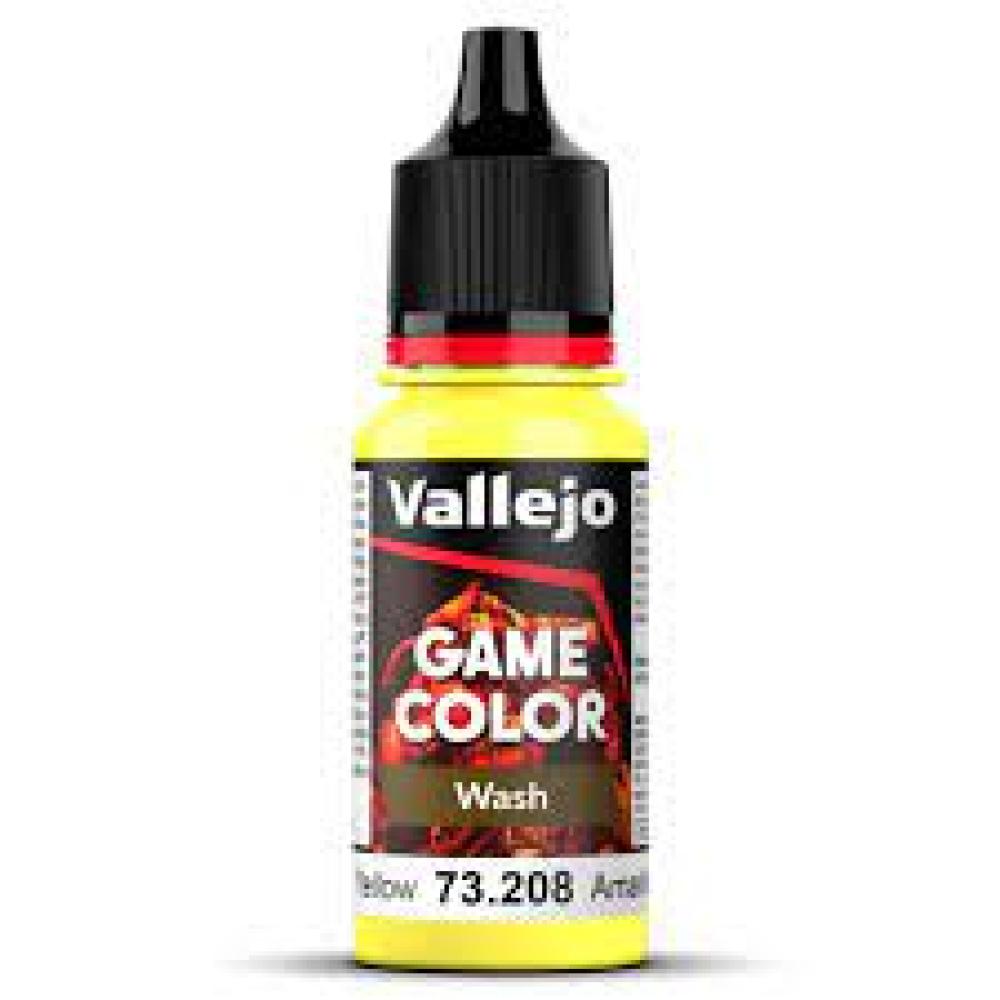VALLEJO GAME COLOR: WASH - YELLOW