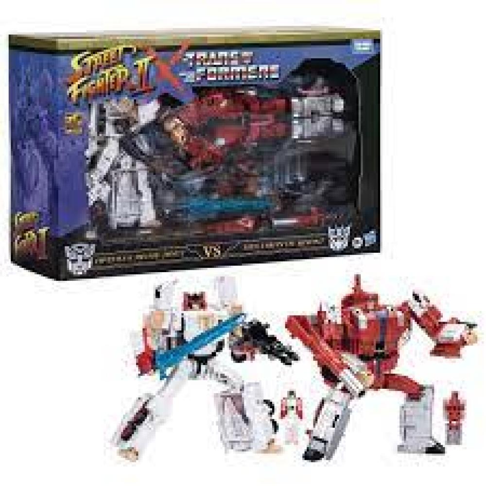 TRANSFORMERS X SF2 OPTIMUS/RYU V MEGATRON/BISON AF