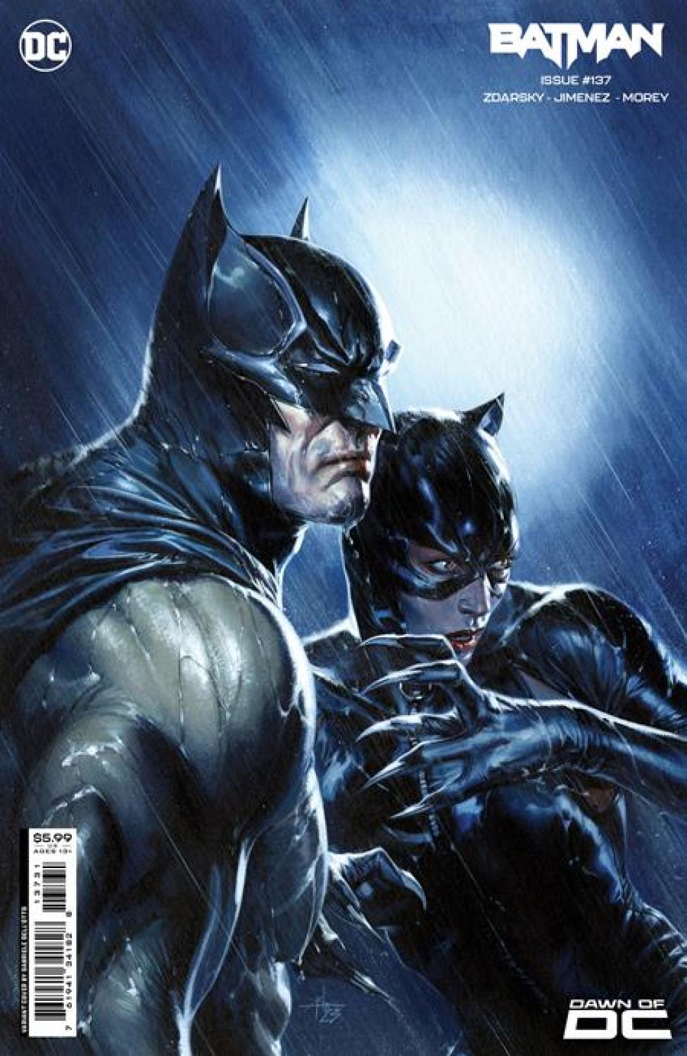 BATMAN #137 CVR C GABRIELE DELL OTTO CARD STOCK VAR BATMAN CATWOMAN THE GOTHAM WAR