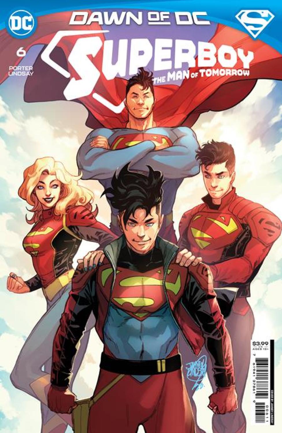 SUPERBOY THE MAN OF TOMORROW #6 CVR A JAHNOY LINDSAY (OF 6)