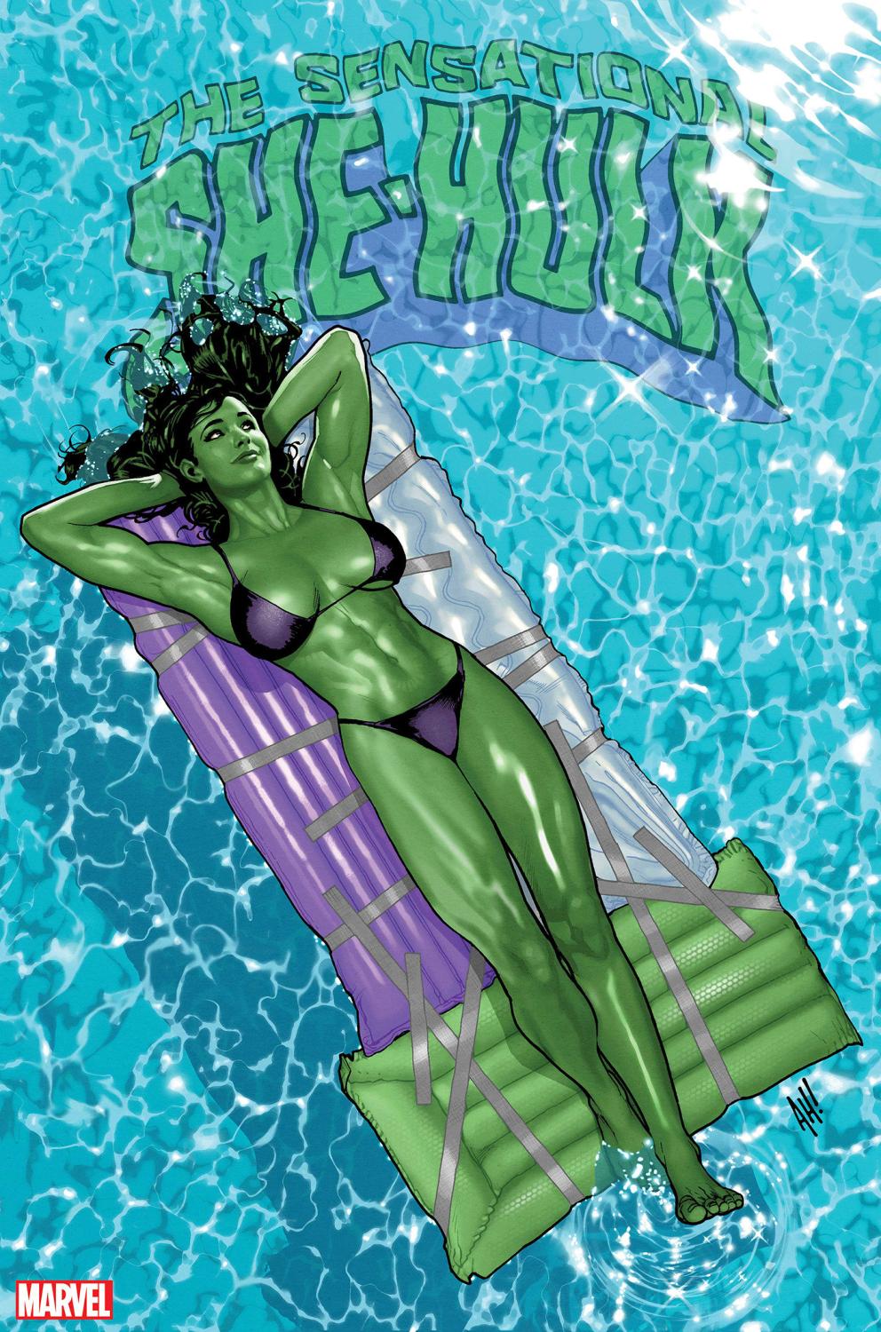 SENSATIONAL SHE-HULK #1 ADAM HUGHES FOIL VAR CVR D