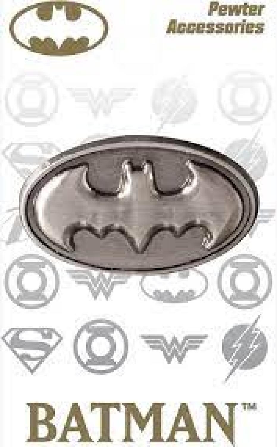 BATMAN LOGO DELUXE PEWTER LAPEL PIN