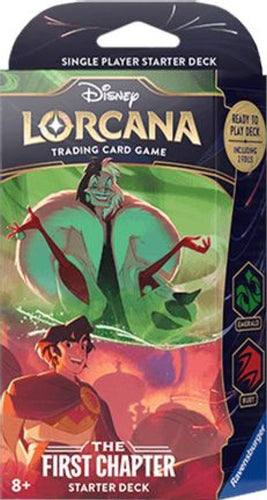 DISNEY LORCANA : THE FIRST CHAPTER STARTER DECK EMERALD RUBY