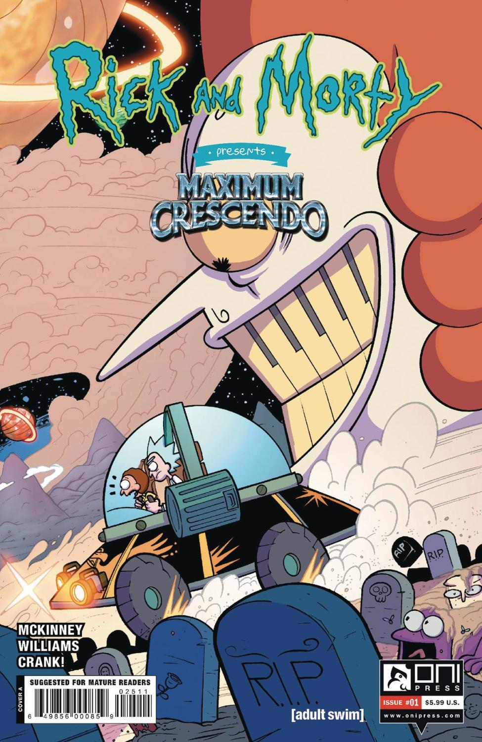 RICK AND MORTY MAXIMUM CRESCENDO #1 CVR A WILLIAMS