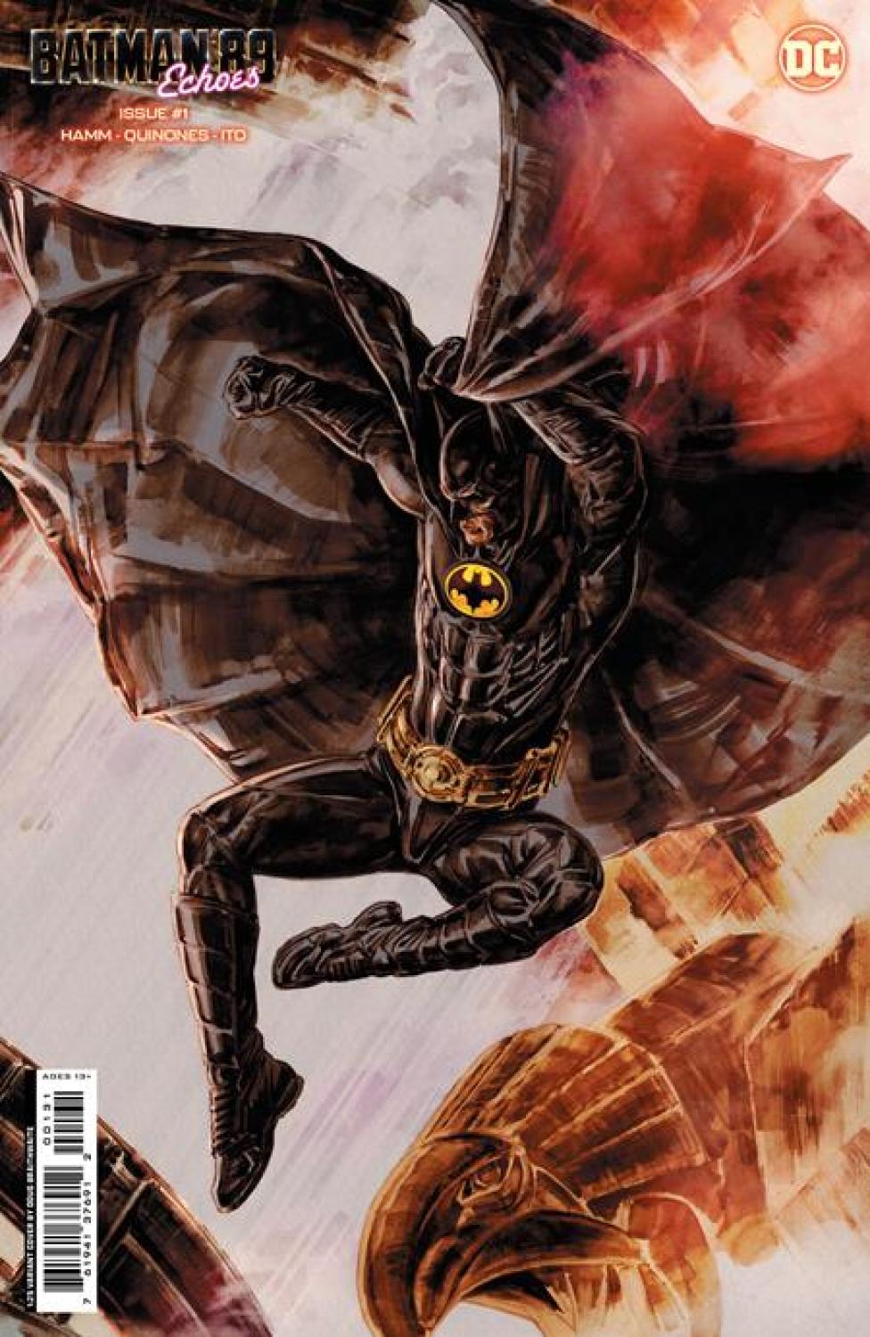 BATMAN 89 ECHOES #1 CVR E INC 1:25 DOUG BRAITHWAITE CARD STOCK VAR OF 6 1:25 INCV