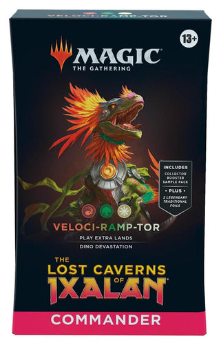 MTG TCG LOST CAVERNS OF IXALAN VELOCI-RAMPT-TOR COMMANDER DECK