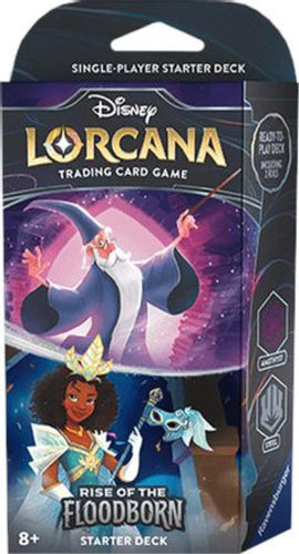 DISNEY LORCANA : RISE OF THE FLOODBORN STARTER DECK AMETHYST STEEL