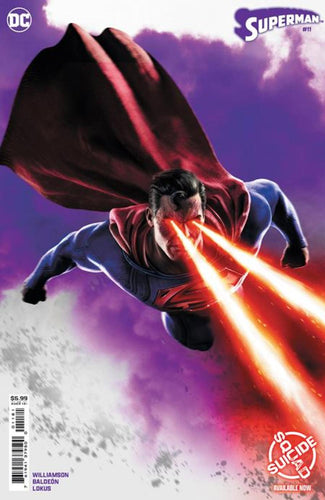 SUPERMAN #11 CVR E SUICIDE SQUAD KILL ARKHAM ASYLUM GAME KEY ART CARD STOCK VAR