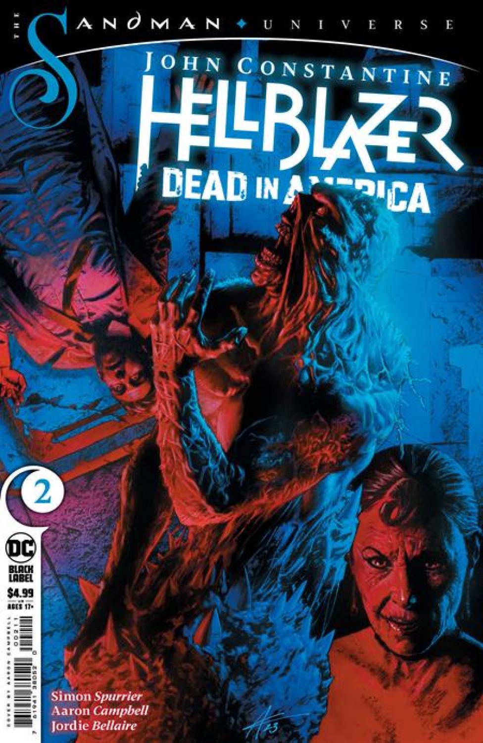 JOHN CONSTANTINE HELLBLAZER DEAD IN AMERICA #2 CVR A AARON CAMPBELL (OF 8)