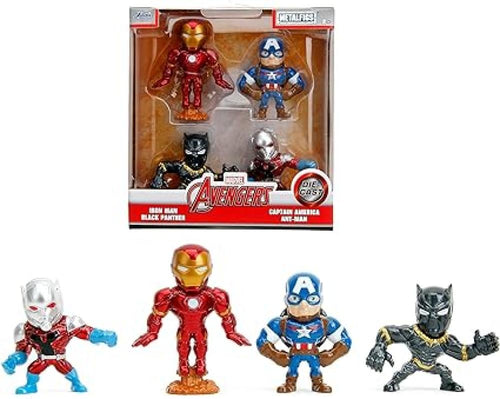 MARVEL 2.5IN METALFIGS 4-PK