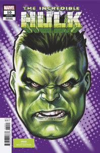 INCREDIBLE HULK #10 MARK BROOKS HEADSHOT VAR CVR B