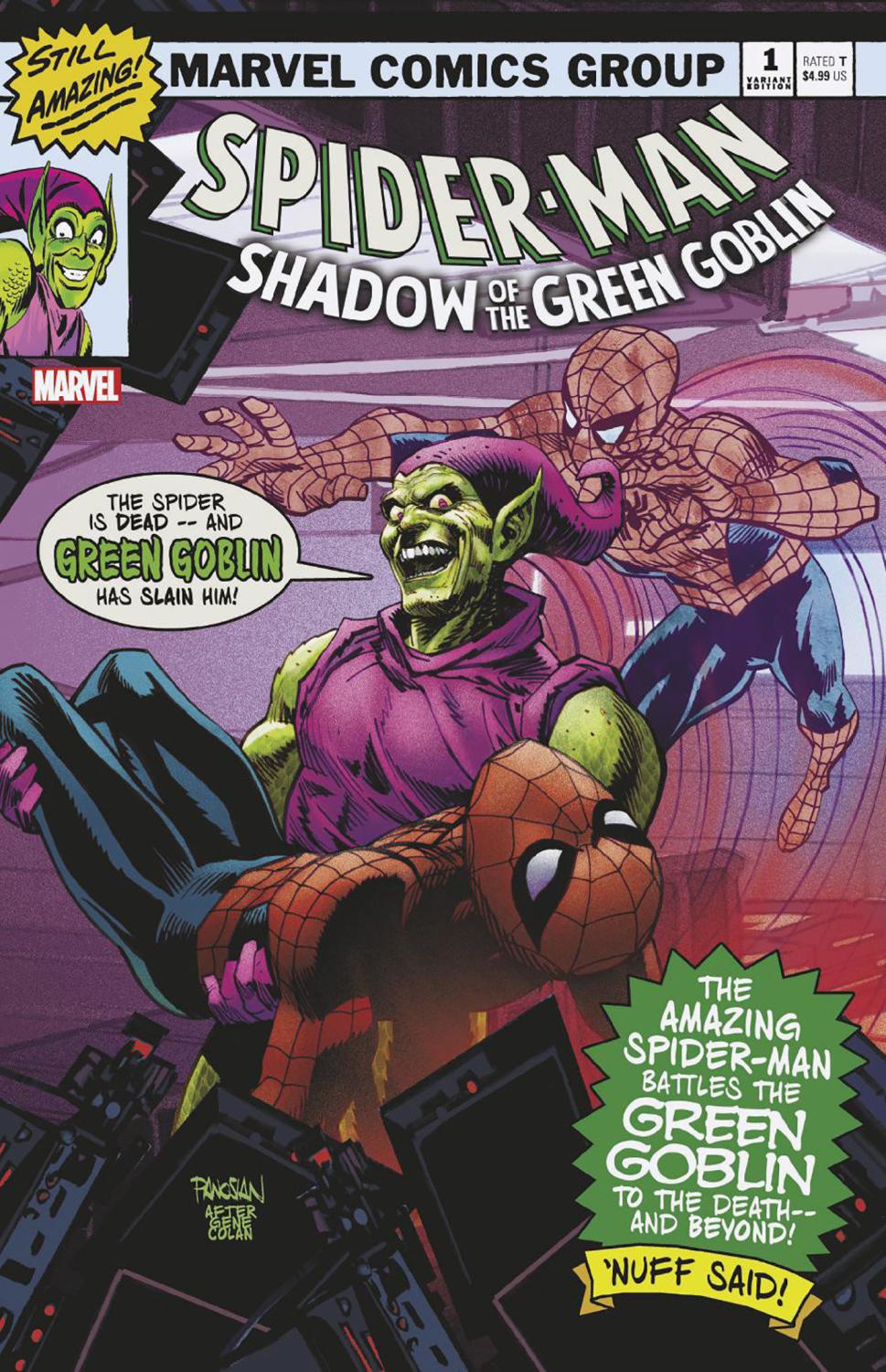 SPIDER-MAN SHADOW OF THE GREEN GOBLIN #1 DAN PANOSIAN VAMPIRE VAR CVR D