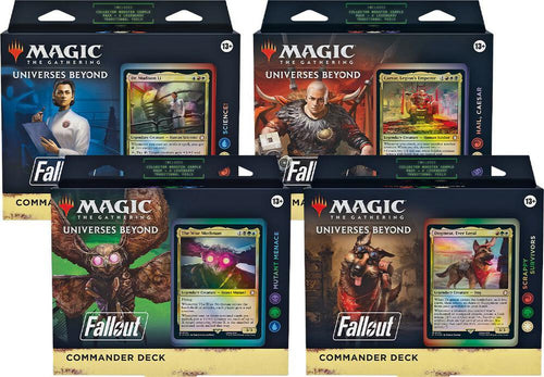 MTG TCG FALLOUT COMMANDER SET OF FOUR DECKS