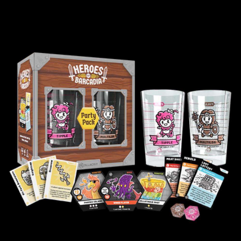 HEROES OF BARCADIA BOARD GAME PARTY PACK EXPANSION