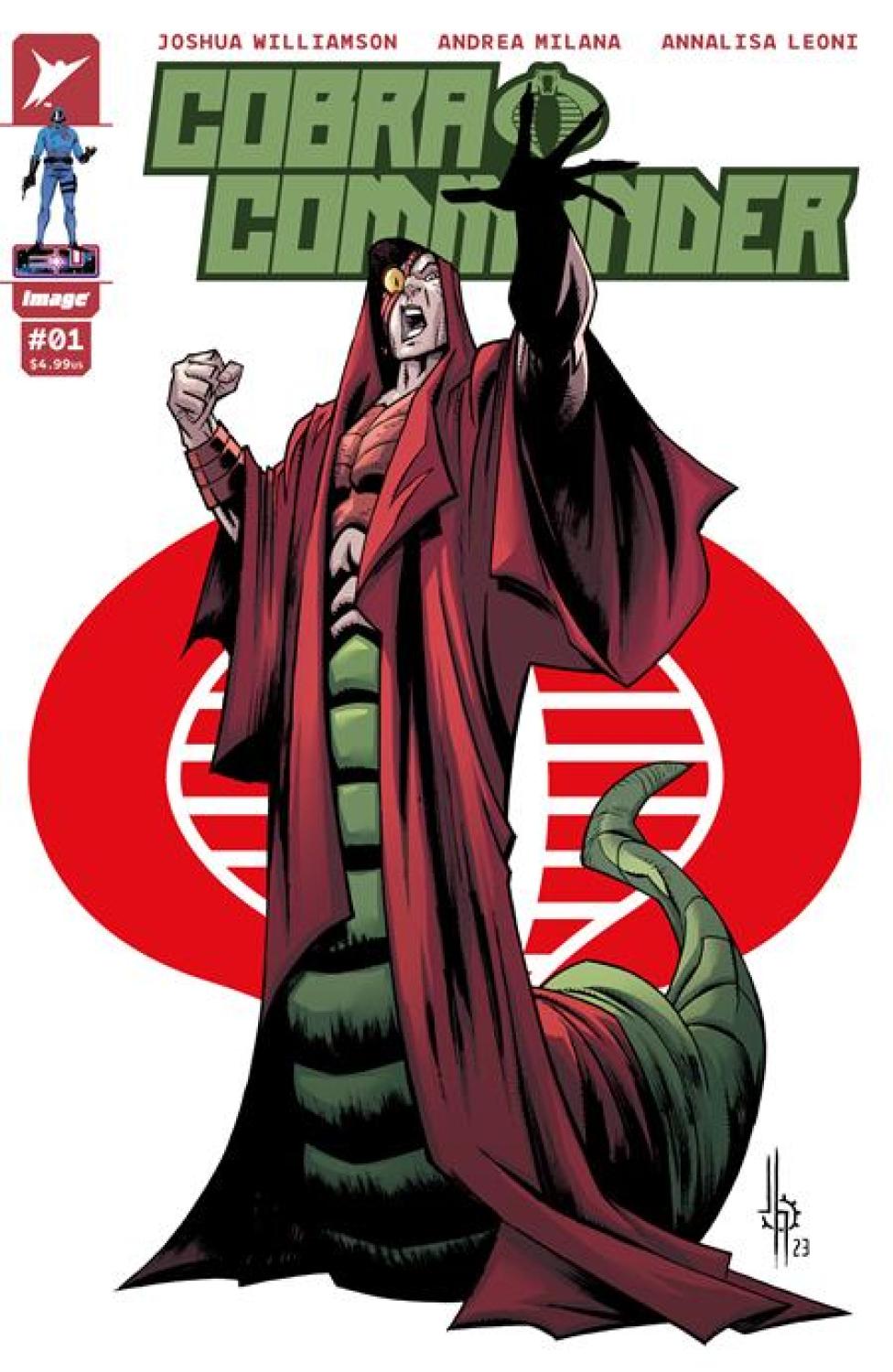 COBRA COMMANDER #1 CVR B JASON HOWARD SECOND PRINTING OF 5