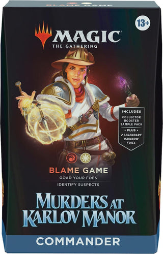 MTG TCG MKM MURDERS AT KARLOV MANOR COMMANDER DECK BLAME GAME