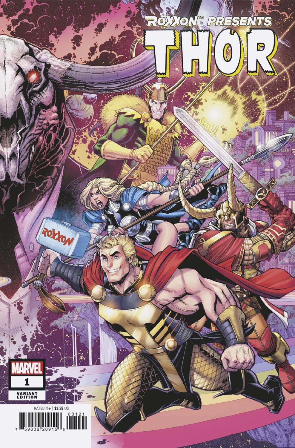 ROXXON PRESENTS THOR #1 NICK BRADSHAW CONNECTING VAR CVR B