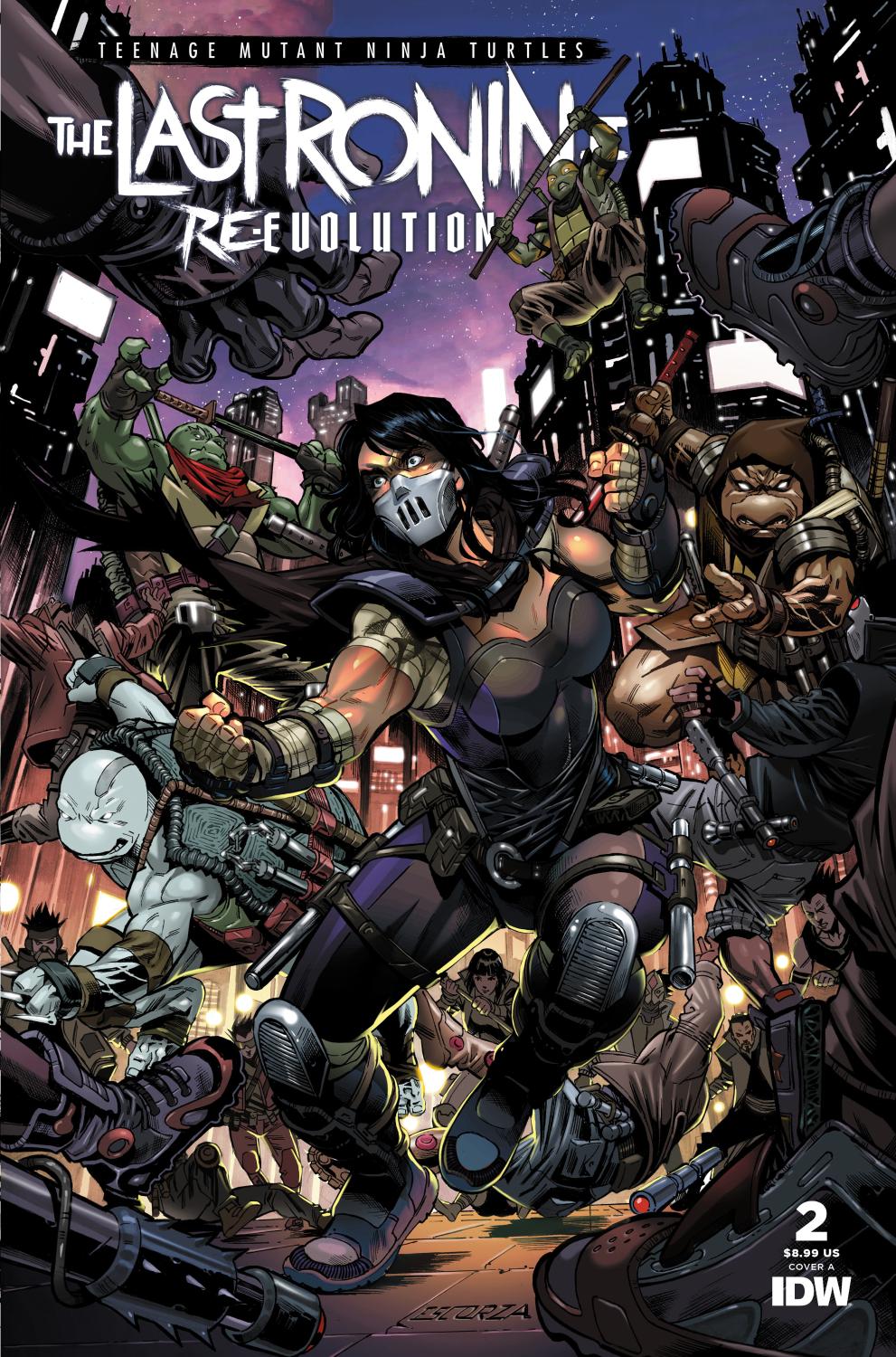 TEENAGE MUTANT NINJA TURTLES THE LAST RONIN II--RE-EVOLUTION #2 COVER A ESCORZAS