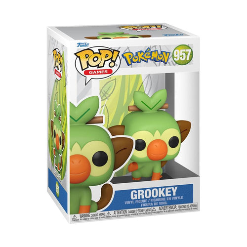 POP GAMES POKEMON GROOKEY VINYL FIG