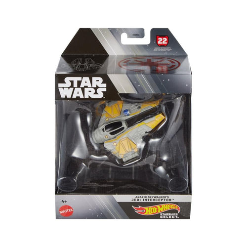 HOT WHEELS STAR WARS STARSHIPS SELECTS ANAKIN SKYWALKERS JEDI INTERCEPTOR