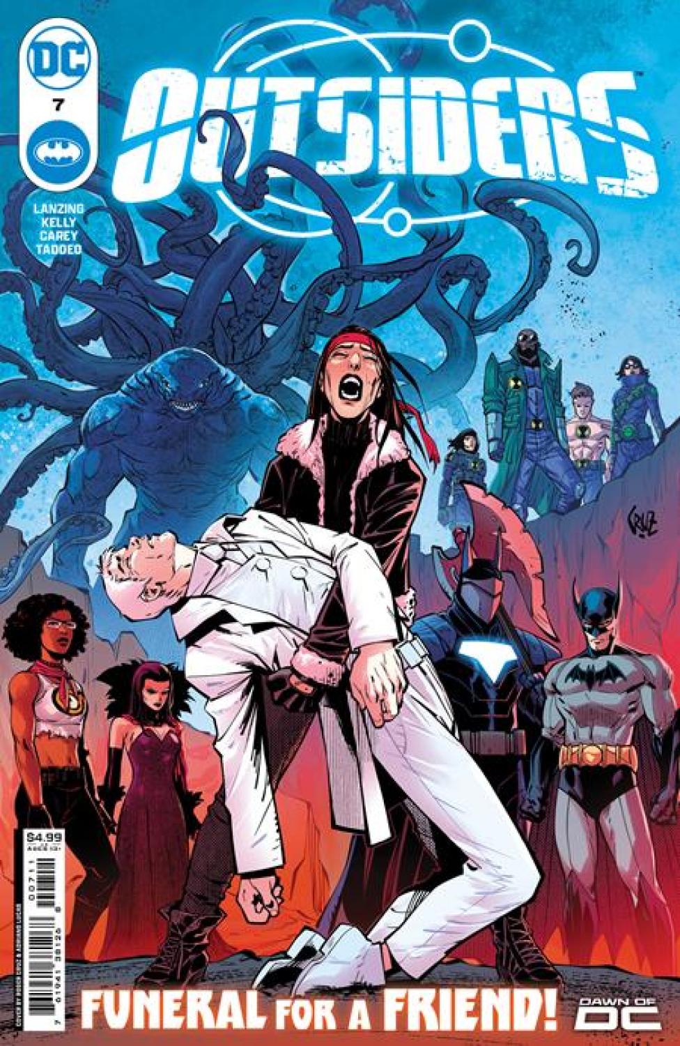 OUTSIDERS #7 CVR A ROGER CRUZ