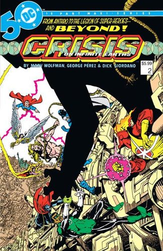 CRISIS ON INFINITE EARTHS #2 FACSIMILE EDITION CVR B GEORGE PEREZ FOIL VAR (OF 12)