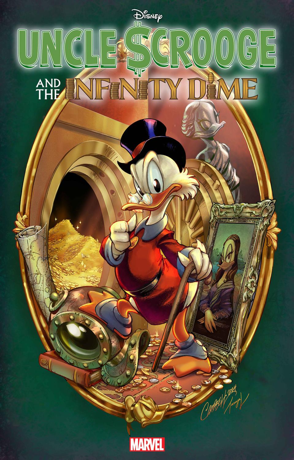 UNCLE SCROOGE AND THE INFINITY DIME #1 J SCOTT CAMPBELL VAR 1:50 INCV