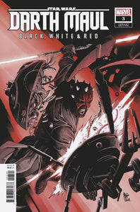 STAR WARS DARTH MAUL - BLACK WHITE AND RED #3 PAULO SIQUEIRA VAR CVR B