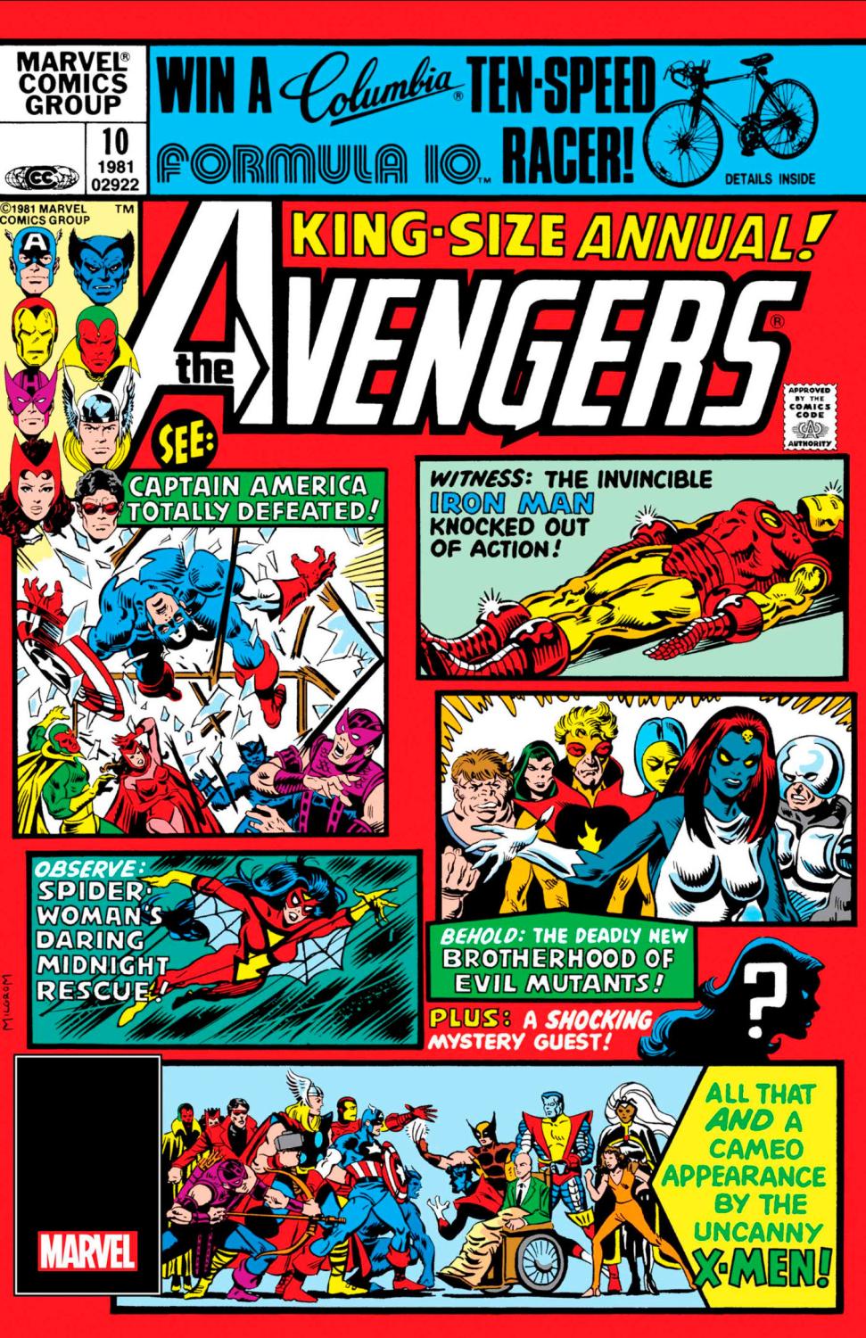 AVENGERS ANNUAL #10 FACSIMILE EDITION CVR A