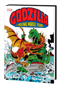 GODZILLA THE ORIGINAL MARVEL YEARS OMNIBUS HERB TRIMPE WAR OF THE GIANTS COVER DM ONLY HC