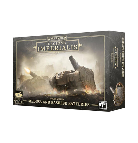 LEGIONS IMPERIALIS MEDUSA AND BASILISK BATTERIES