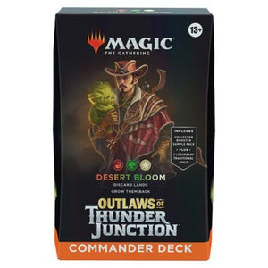 MTG OUTLAWS AT THUNDER JUNCTION DESERT BLOOM COMMANDER DECK OTJ