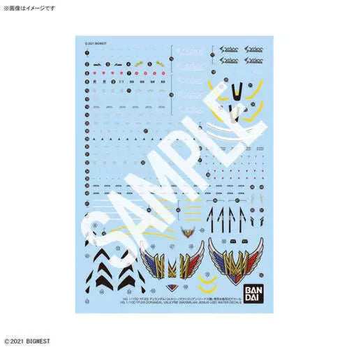 HG 1/100 YF-29 DURANDAL VALKYRIE MAXIMILIAN JENIUS USE FULL SET PACK WATER DECALS