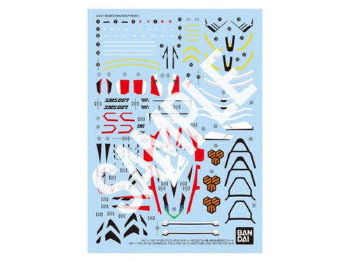 HG 1/100 YF-29 DURANDAL VALKYRIE ALTO SAOTOME USE FULL SET PACK WATER DECALS