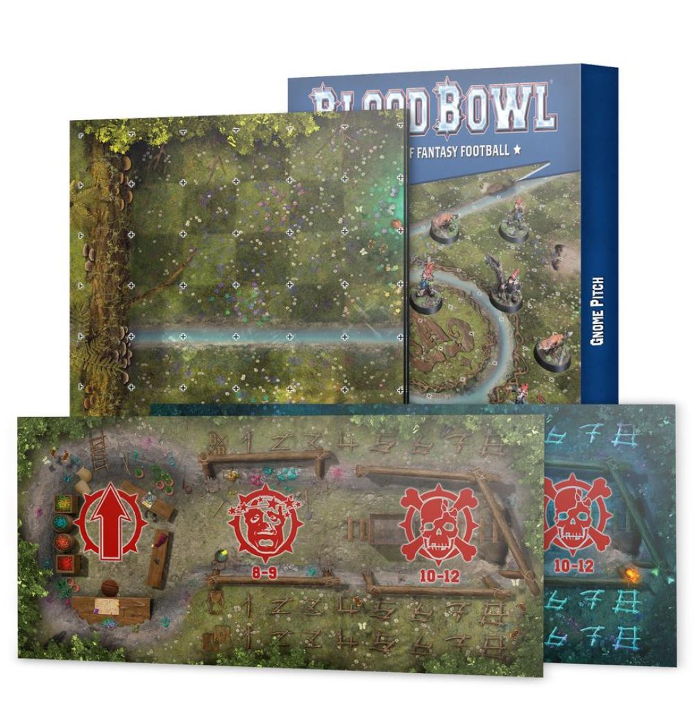 BLOOD BOWL : GNOME PITCH DOUBLE-SIDED PITCH AND DUGOUTS