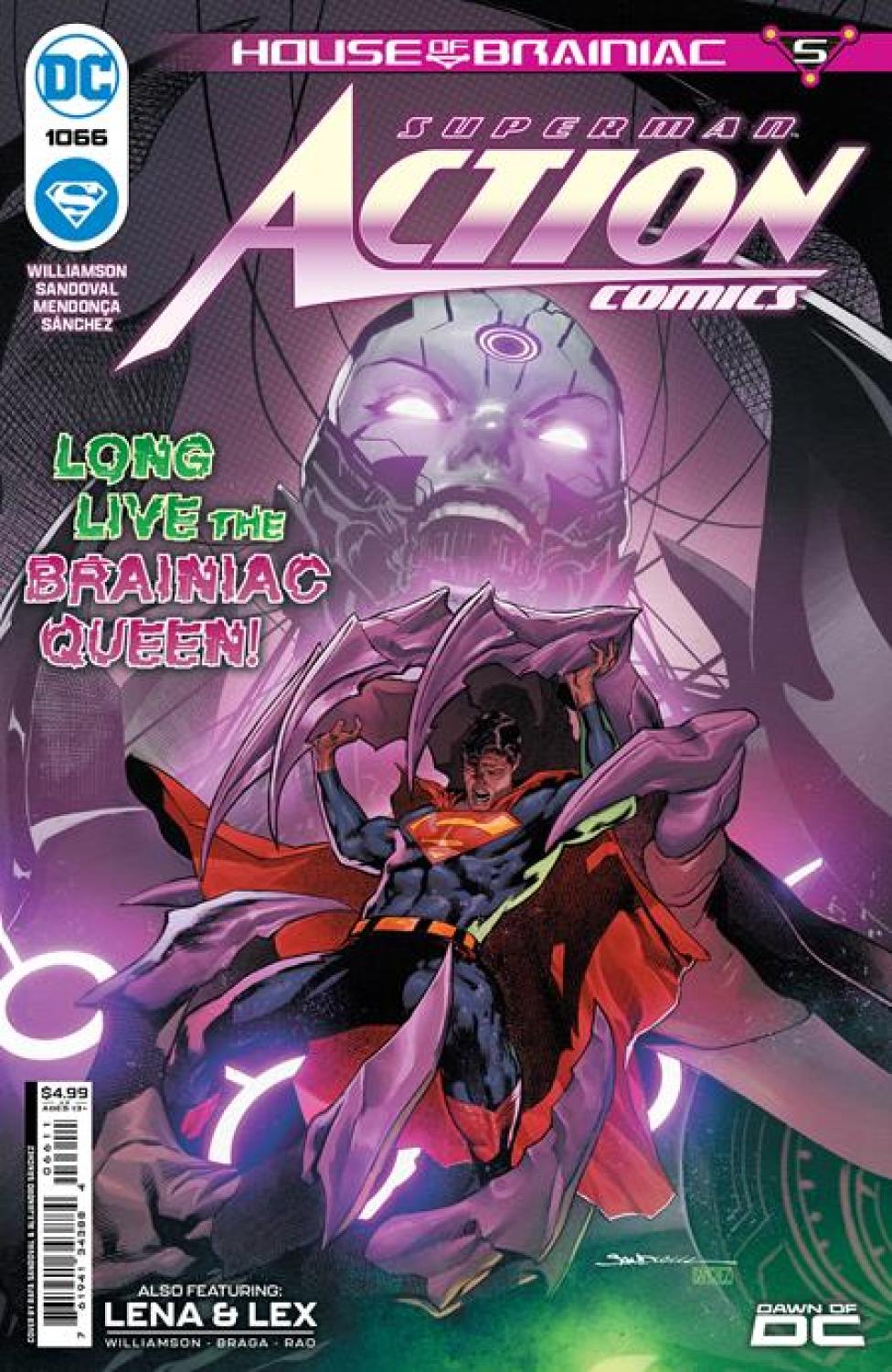 ACTION COMICS #1066 CVR A RAFA SANDOVAL HOUSE OF BRAINIAC