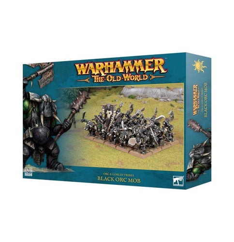 WARHAMMER THE OLD WORLD ORC & GOBLIN TRIBES: BLACK ORC MOB