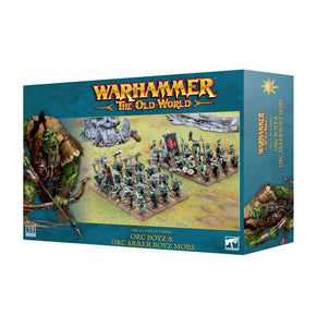 WARHAMMER THE OLD WORLD ORC & GOBLIN TRIBES: ORC BOYZ & ORC ARRER BOYZ MOBS