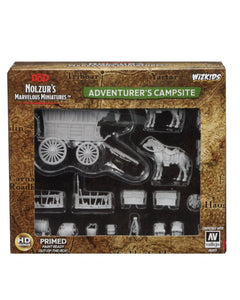 DUNGEONS AND DRAGONS NOLZURS MARVELOUS MINIATURES ADVENUTRERS CAMPSITE