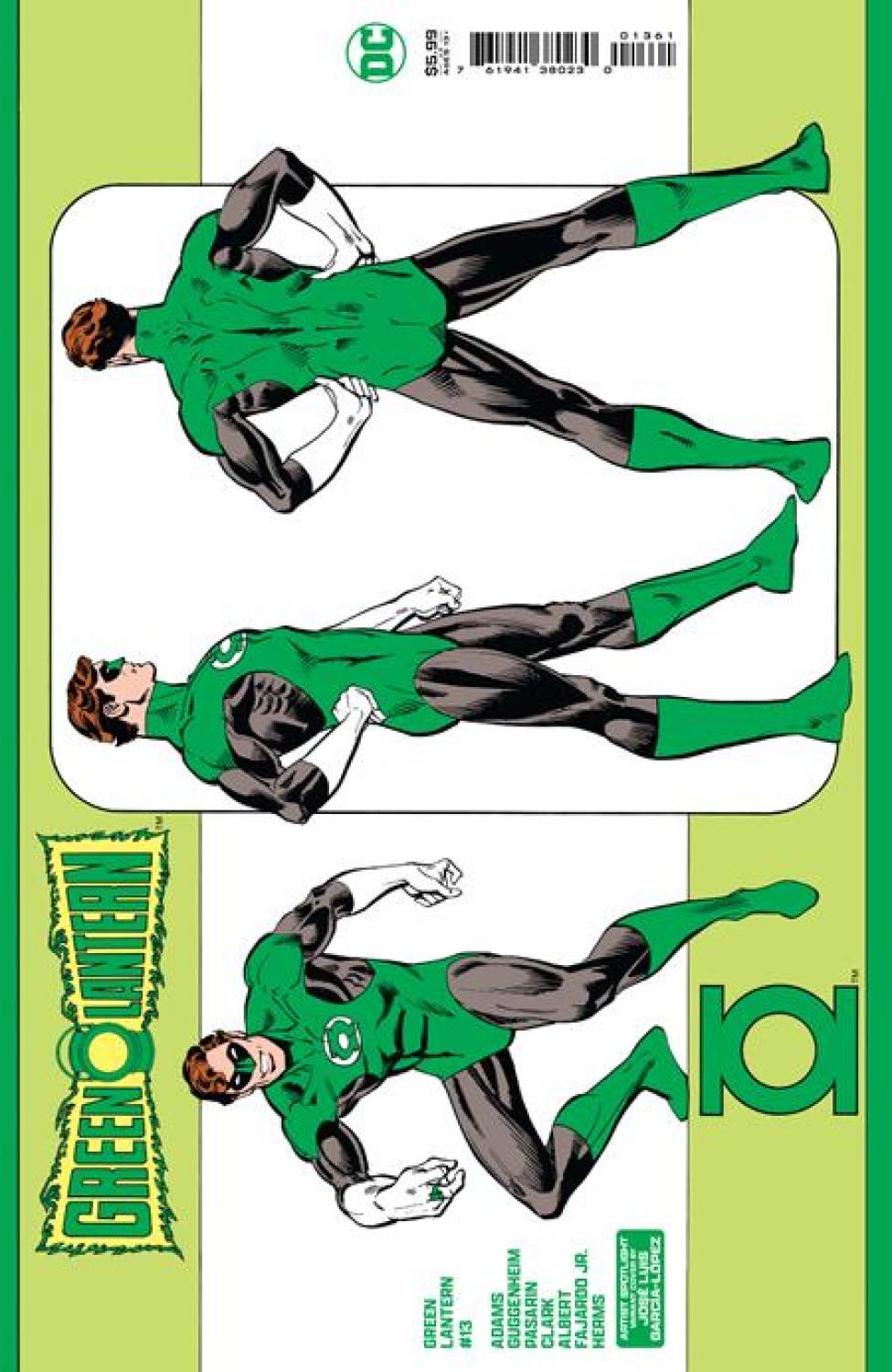 GREEN LANTERN #13 CVR D JOSE LUIS GARCIA-LOPEZ ARTIST SPOTLIGHT WRAPAROUND CARD STOCK VAR ABSOLUTE POWER