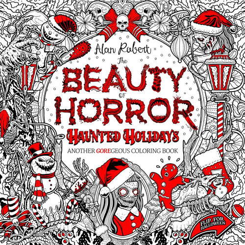 THE BEAUTY OF HORROR HAUNTED HOLIDAYS COLORING BOOK TP