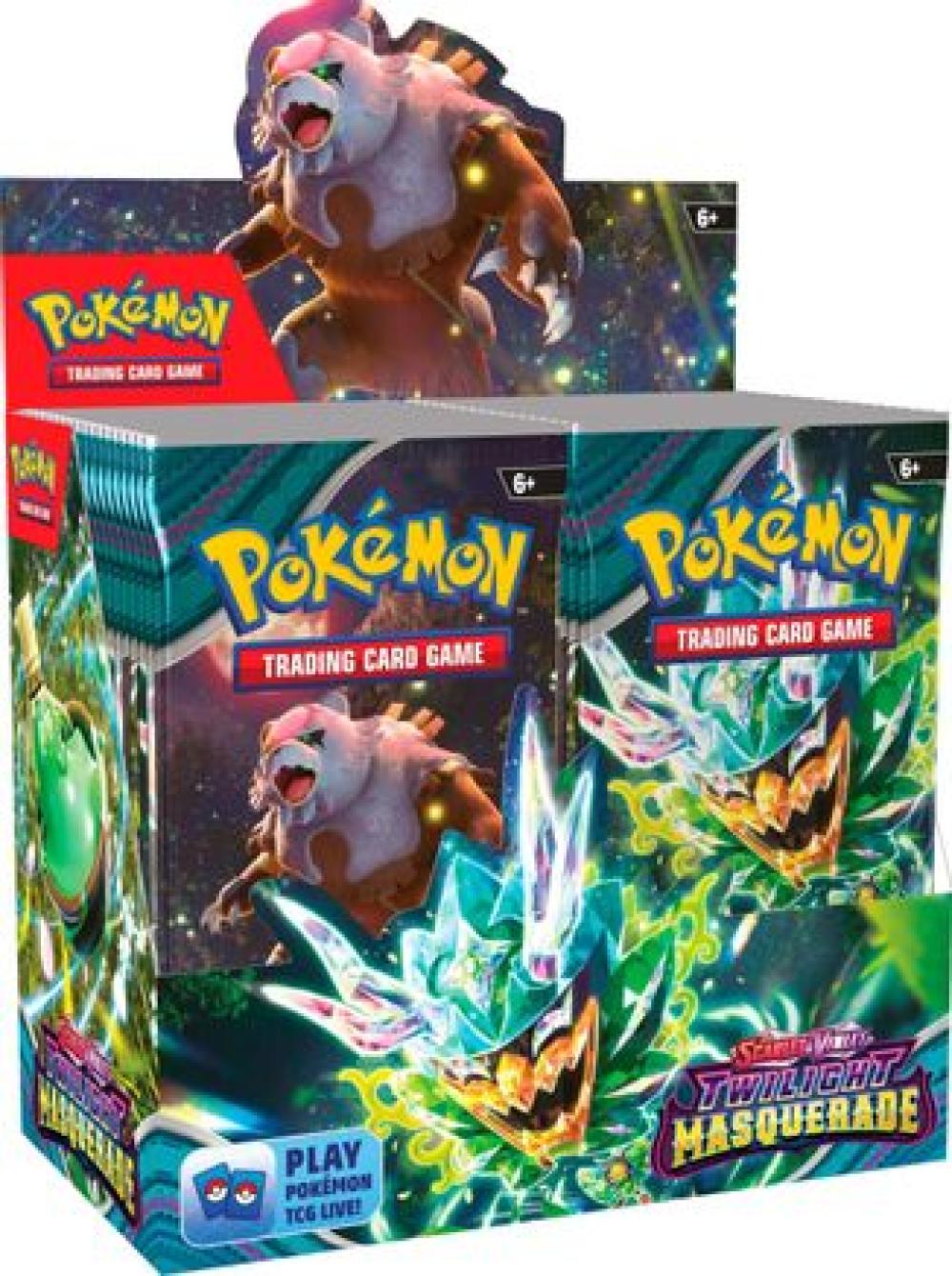 POKEMON SCARLET AND VIOLET TWILIGHT MASQUERADE BOOSTER BOX