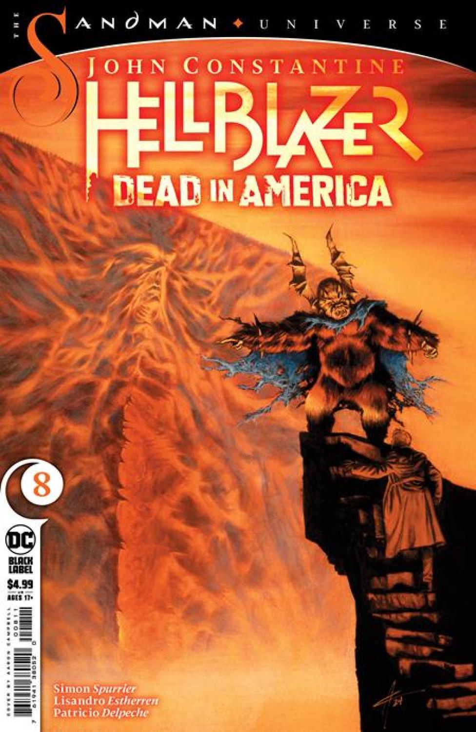 JOHN CONSTANTINE HELLBLAZER DEAD IN AMERICA #8 CVR A AARON CAMPBELL (OF 11)